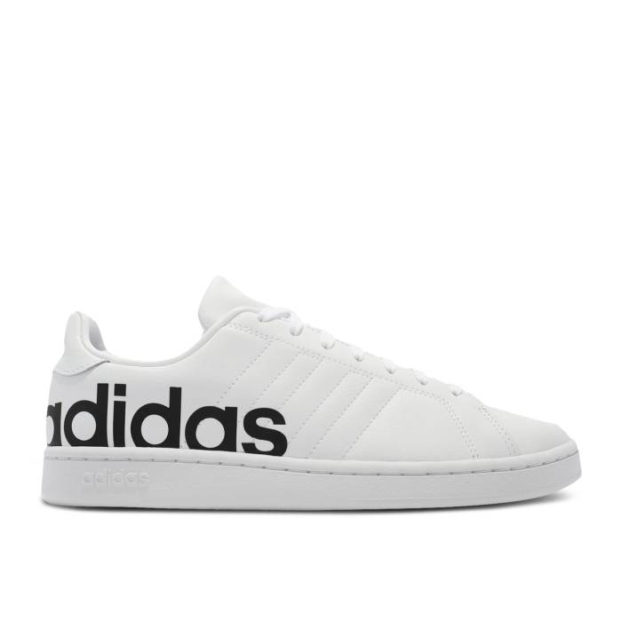 アディダス Adidas 【 Grand Court Lts 'White Black' Men Cloud White/Core Black/Cloud White 】 グランド コート 靴 メンズ靴 スニーカー メンズ 白色 ホワイト コア 黒色 ブラック