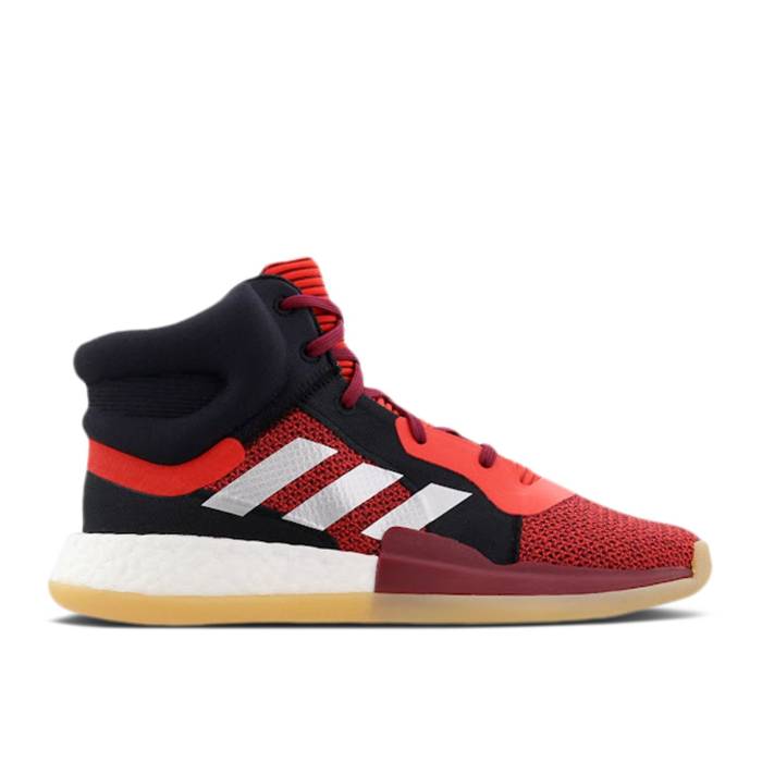 楽天スニケスアディダス Adidas 【 Marquee Boost J 'Collegiate Burgundy' Youth Collegiate Burgundy/Footwear White/Action Red 】 ブースト キッズ ベビー マタニティ キッズファッション 靴 スニーカー ジュニア キッズ ワイン色