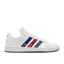 アディダス Adidas 【 Grand Court Base Beyond 'Paint Stroke - White Royal Scarlet' Men ...