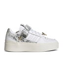 アディダス Adidas 【 Wmns Forum Bonega 'Marbled' Women Cloud White/Cloud White/Gold Metallic 】 フォーラム 靴 レディース靴 スニーカー レディース 白色 ホワイト ゴールド
