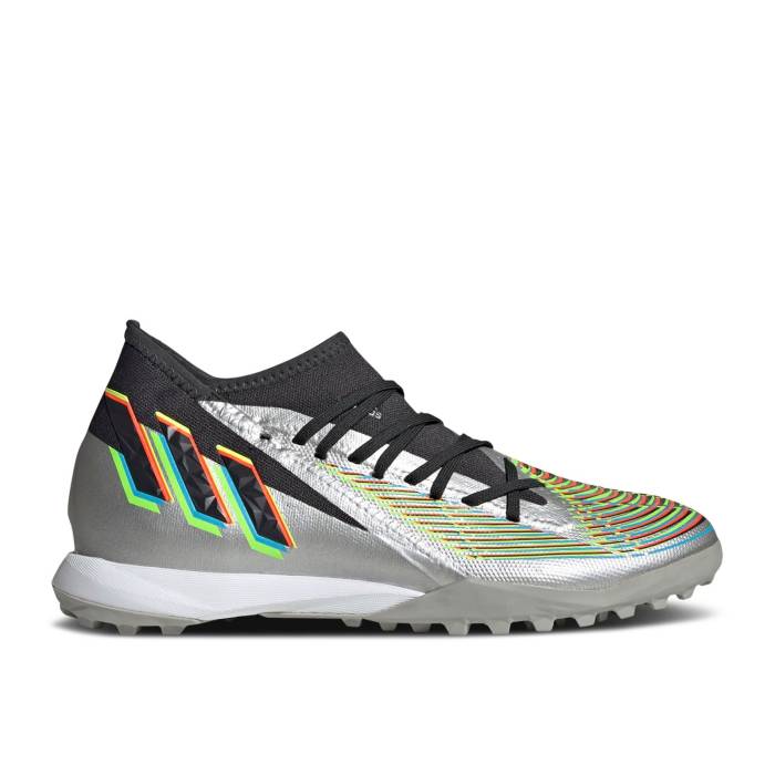 アディダス Adidas 【 Predator Edge.3 Tf 'Beyond Fast' Men Silver Metallic/Core Black/Team Solar Green 】 プレデター 靴 メンズ靴 スニーカー メンズ Silver 銀色・シルバー コア 黒色 ブラック Team チーム green 緑・
