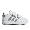 アディダス Adidas 【 Grand Court 2.0 I 'White Matte Silver' Infant Cloud White/Matte S...
