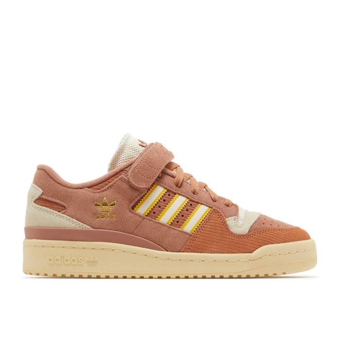 アディダス Adidas 【 Forum 84 Low 'Clay Strata' Men Clay Strata/Cream White/Bold Gold 】 フォーラム 靴 メンズ靴 スニーカー メンズ クリーム 白色 ホワイト ゴールド