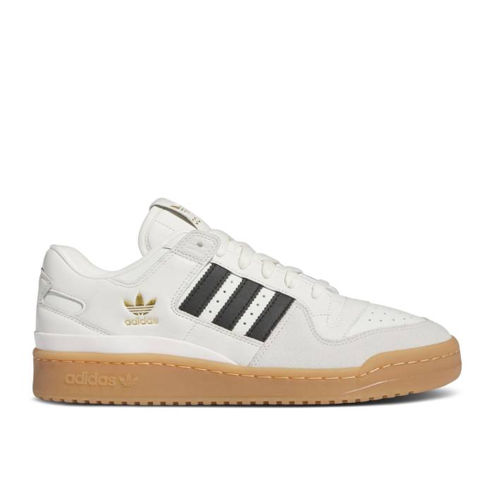 アディダス Adidas 【 Forum 84 Low Cl 'White Black Gum' Men Cloud White/Core Black/Gum 】 フォーラム 黒色 ブラック 靴 メンズ靴 スニーカー メンズ 白色 ホワイト コア 黒色 ブラック