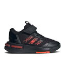 アディダス Adidas 【 Marvel X Racer Tr21 El J 'Spider-Man' Youth Core Black/Solar Red/Core Black 】 キッズ ベビー マタニティ キッズファッション 靴 スニーカー ジュニア キッズ コア 黒色 ブラック Red 赤・レ