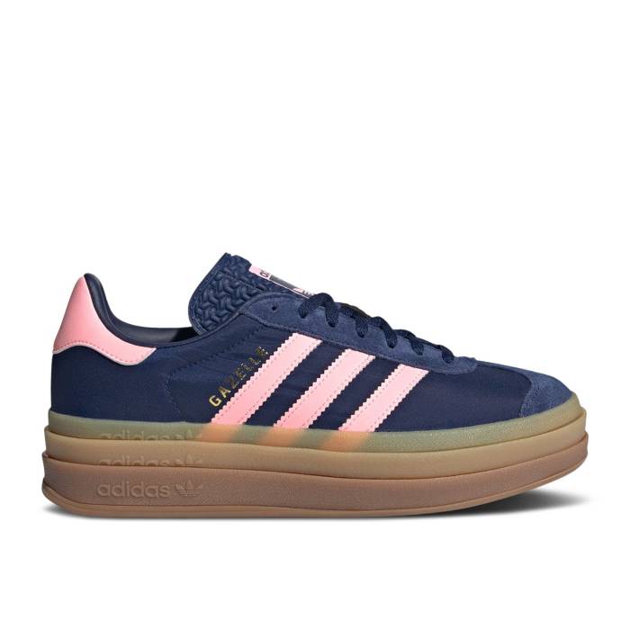 ǥ Adidas  Wmns Gazelle Bold 'Blue Pink Spark' Women Dark Blue/Pin...
