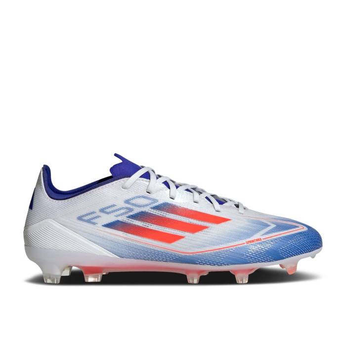 アディダス Adidas 【 Adizero F50 Pro Fg 'Advancement Pack' Men Cloud White/Solar Red/Lucid Blue 】 アディゼロ プロ 靴 メンズ靴 スニーカー メンズ 白色 ホワイト Red 赤・レッド 青色 ブルー