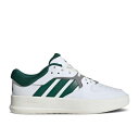 アディダス Adidas 【 Court 24 'White Collegiate Green' Men Cloud White/Collegiate Gree...