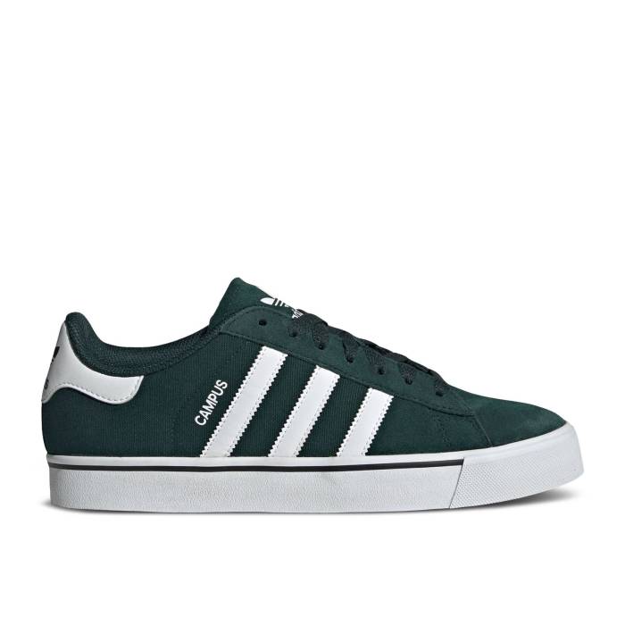 アディダス Adidas 【 Campus Vulc 'Green Night' Men Green Night/Cloud White/Gum 】 キャンパス 靴 メンズ靴 スニーカー メンズ green 緑・グリーン ナイト 白色 ホワイト
