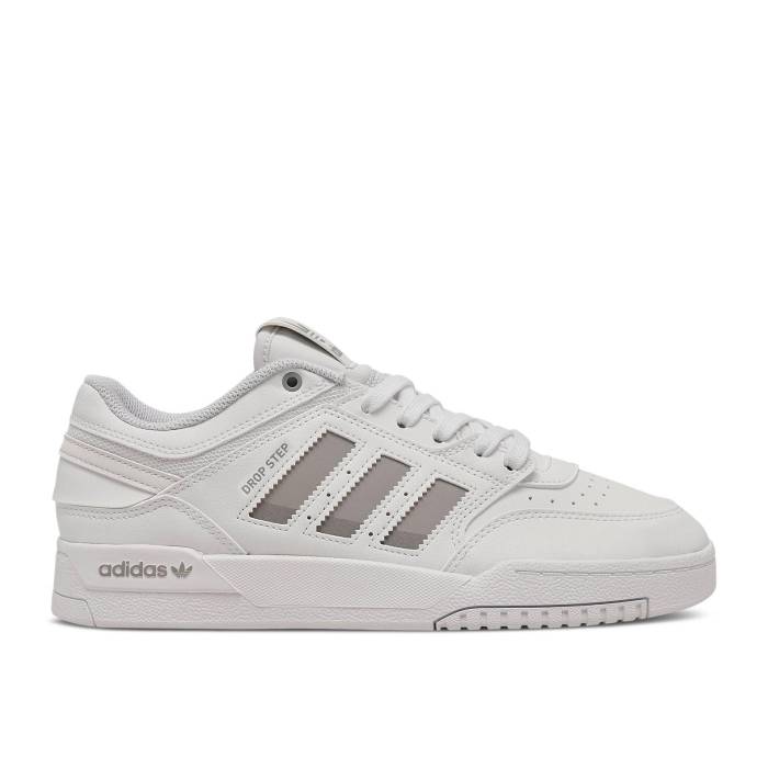 ǥ Adidas  Drop Step Low J 'White Grey' Youth Footwear White/Grey ...
