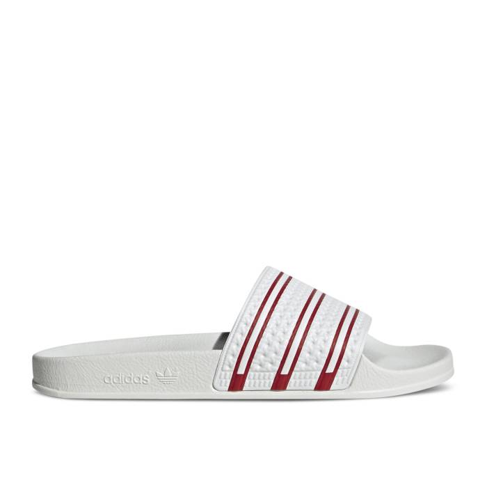 アディダス Adidas 【 Adilette Slides 'White Team Power Red' Men Cloud White/Team Power Red/Royal Blue 】 アディレッタ Team チーム Power パワー 靴 メンズ靴 サンダル その他 メンズ 白色 ホワイト Team チーム Power