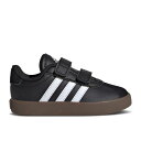 アディダス Adidas 【 Vl Court 3.0 I 'Black White Gum' Infant Core Black/Cloud White/Co...