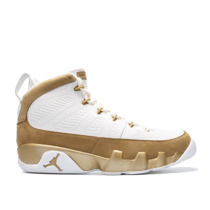 ナイキ エアジョーダン Air Jordan 【 Jordan 9 Retro Premio 'Bin23' Men White/Metallic Gold 】...