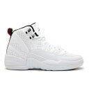 ナイキ エアジョーダン Air Jordan 【 Jordan 12 Retro Gs 'Rising Sun' Youth White/Varsity Red-Black 】 レトロ キッズ ベビー マタニティ キッズファッション 靴 スニーカー ジュニア キッズ 白色 ホワイト