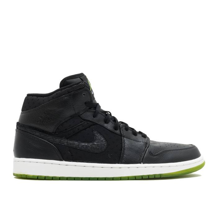 ナイキ　エアジョーダン Air Jordan 【 Jordan 1 Phat 'Action Green' Men Black/Action Reen-White 】 ファット 靴 メンズ靴 スニーカー メンズ 黒色 ブラック アクション