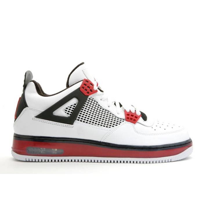 ʥ硼 Air Jordan  Jordan Fusion 4 'Fire Red' Men White/Varsity ...