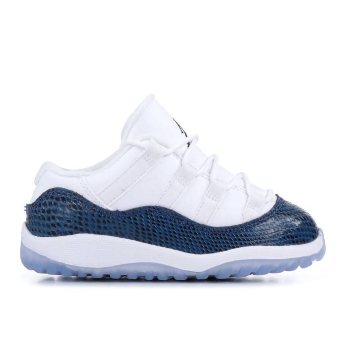 楽天スニケスナイキ　エアジョーダン Air Jordan 【 Jordan 11 Retro Low Td 'Navy Snakeskin' 2019 Infant White/Black-Navy 】 レトロ キッズ ベビー マタニティ ベビーファッション 靴 スニーカー ベビー 白色 ホワイト