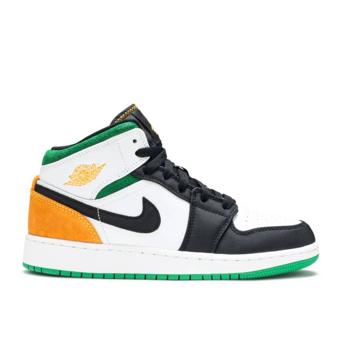 ʥ硼 Air Jordan  Jordan 1 Mid Se Gs 'Oakland' Youth White/Lase...