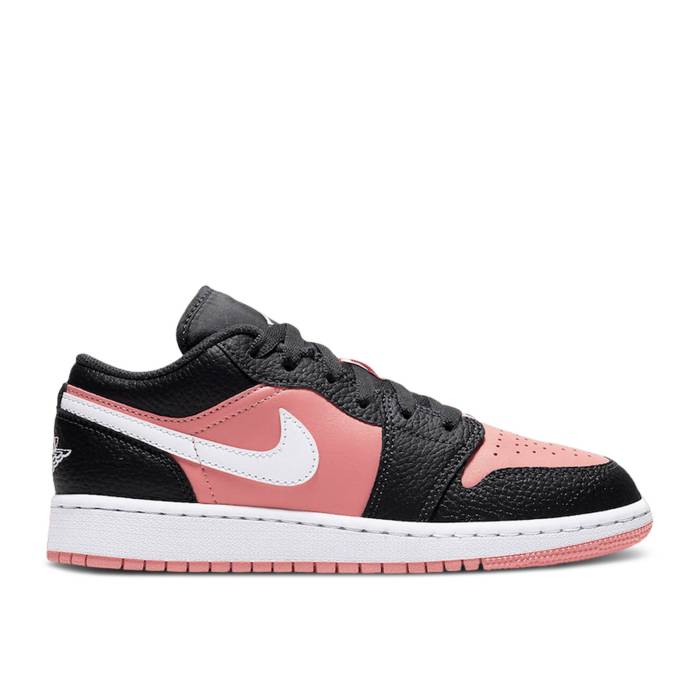 ʥ硼 Air Jordan  Jordan 1 Low Gs 'Pink Quartz' Youth Dark Smok...