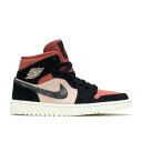 ナイキ エアジョーダン Air Jordan 【 Wmns Jordan 1 Mid 'Canyon Rust' Women Particle Beige/Black/Canyon Rust/Sail 】 ミッド 靴 レディース靴 スニーカー レディース ベージュ 黒色 ブラック