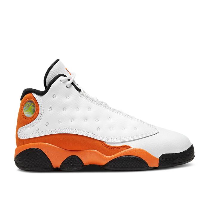 楽天スニケスナイキ　エアジョーダン Air Jordan 【 Jordan 13 Retro Ps 'Starfish' Youth White/Starfish/Black 】 13 サーティーン レトロ キッズ ベビー マタニティ キッズファッション 靴 スニーカー ジュニア キッズ 白色