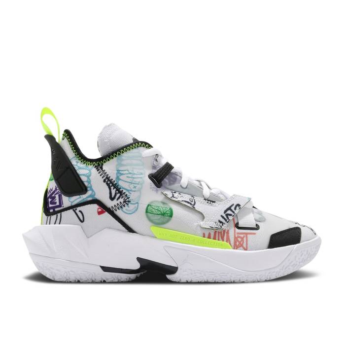 ʥ硼 Air Jordan  Jordan Why Not Zer0.4 Gs 'Graffiti' Youth Pho...