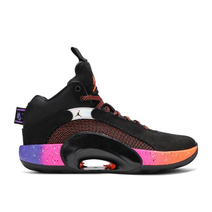 ʥ硼 Air Jordan  Jordan 35 Gs 'Sunset' Youth Black/Total Orang...