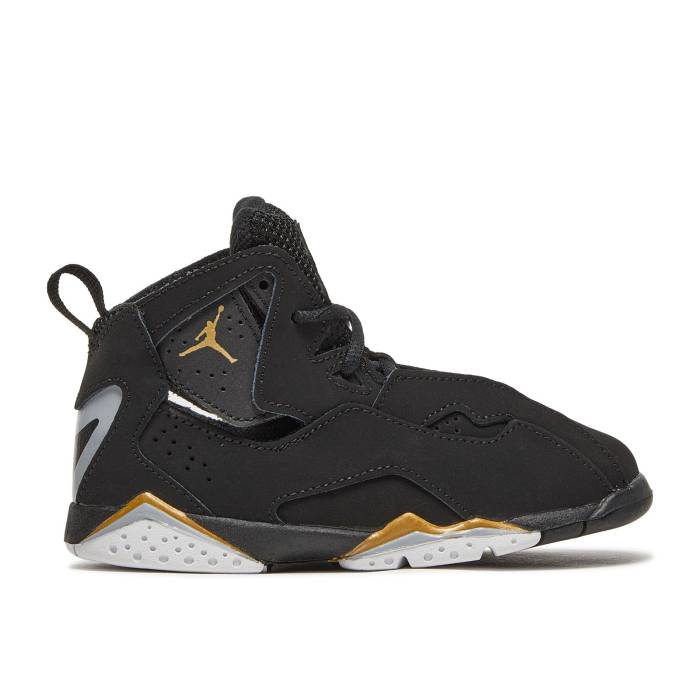 楽天スニケスナイキ　エアジョーダン Air Jordan 【 Jordan True Flight Td 'Black Metallic Gold' 2019 Infant Black/Metallic Gold/Wolf Grey/White 】 Flight フライト キッズ ベビー マタニティ ベビーファッション 靴 スニーカー ベビ