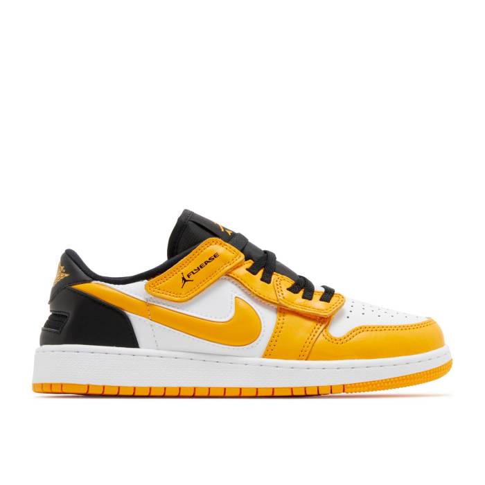 楽天スニケスナイキ　エアジョーダン Air Jordan 【 Jordan 1 Low Flyease Gs 'Taxi White' Youth White/Black/Taxi 】 キッズ ベビー マタニティ キッズファッション 靴 スニーカー ジュニア キッズ 白色 ホワイト 黒色 ブラ