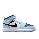 ナイキ エアジョーダン Air Jordan 【 Jordan 1 Mid Ps 'Ice Blue' Youth Ice Blue/Black/Sail/Wh...