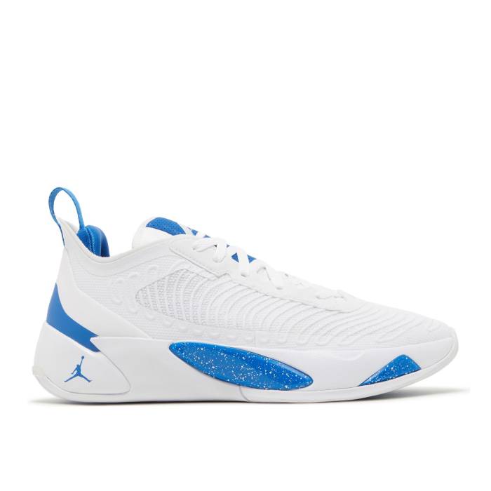 楽天スニケスナイキ　エアジョーダン Air Jordan 【 Jordan Luka 1 'Sport Blue' Men White/Sport Blue/White 】 靴 メンズ靴 スニーカー メンズ 白色 ホワイト 青色 ブルー