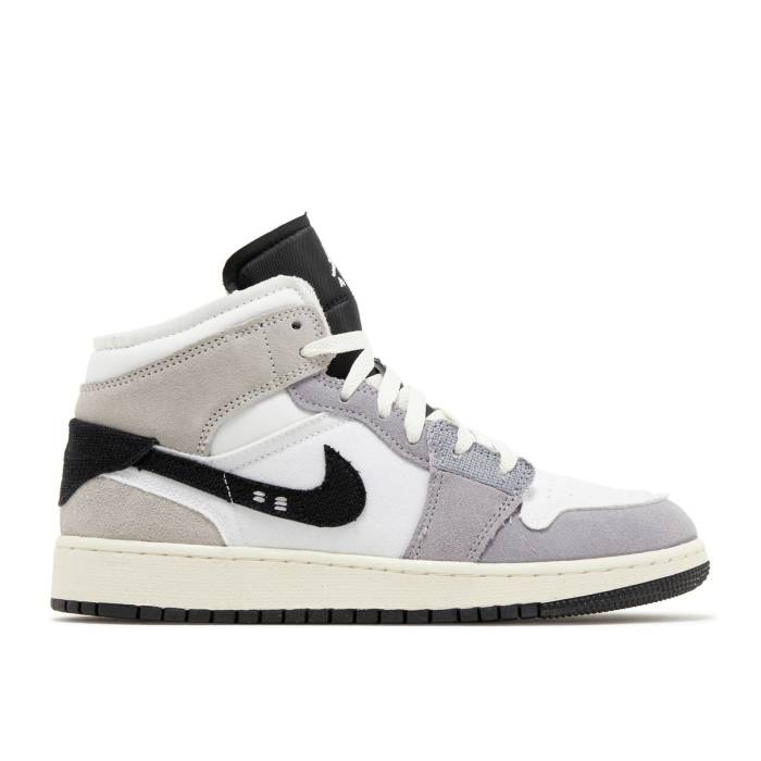 ʥ硼 Air Jordan  Jordan 1 Mid Se Craft Gs 'Inside Out - Cement...