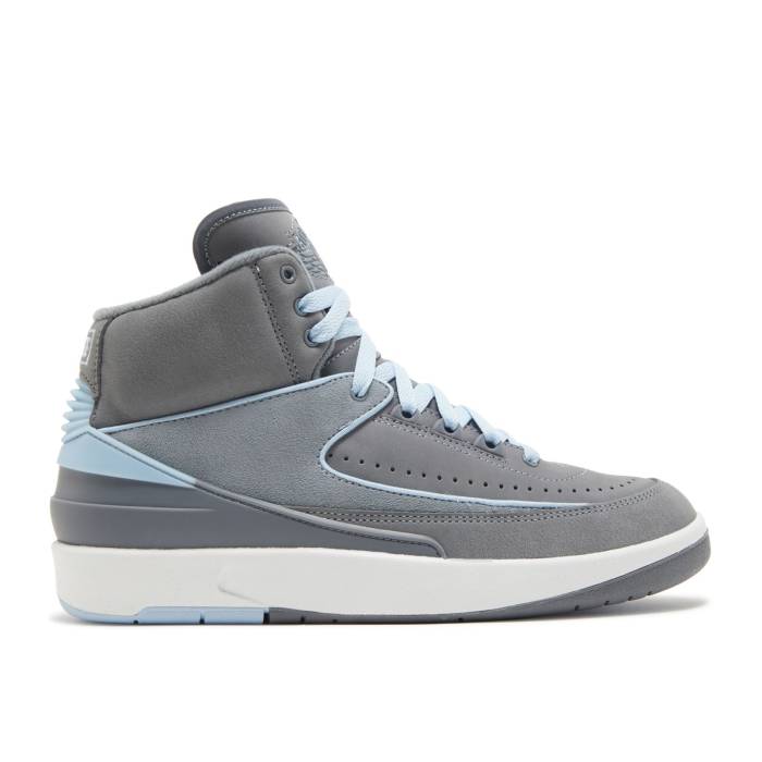 ナイキ　エアジョーダン Air Jordan 【 Wmns Jordan 2 Retro 'Cool Grey' Women Cool Grey/Ice Blue/White 】 レトロ 靴 レディース靴 スニーカー レディース クール 灰色 グレー 青色 ブルー 白色 ホワイト
