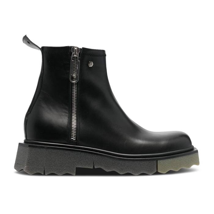 եۥ磻 Off-White  Sponge Zip Boot 'Black Green' Men Black/Green  ֡  󥺷 ...
