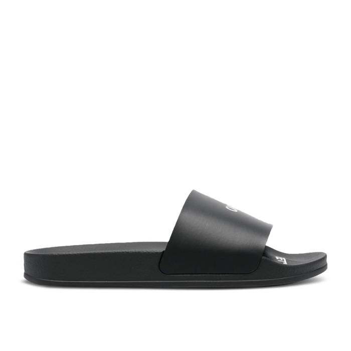 オフホワイト Off-White 【 Wmns Off Stamp Pool Slider 'Black' 2020 Women Black 】 プール 靴 レデ..