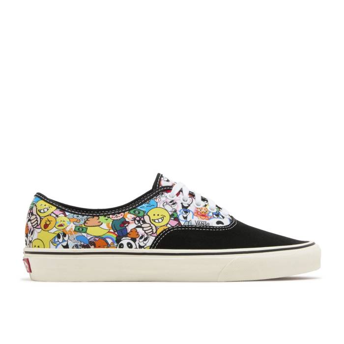  Vans  Atmos X Authentic 'Emoji' Men Black/Multi-Color  ƥå...