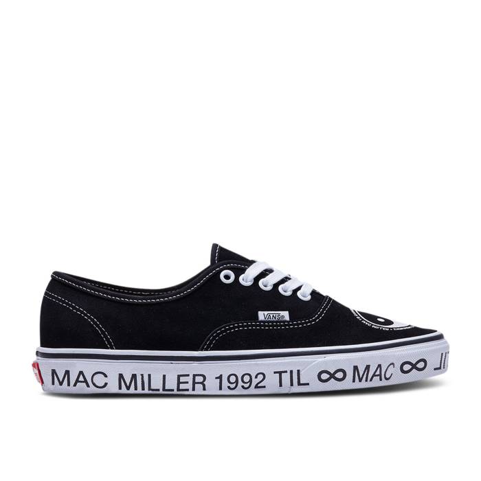 ヴァンズ Vans 【 Mac Miller X Authentic 'Swimming' Men Black/True White 】 オーセンティック 靴 ...