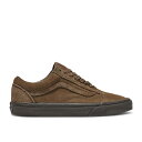 ヴァンズ Vans 【 Old Skool 'Suede Mix - Teak Brown' Men Teak Brown 】 チーク 靴 メンズ靴 スニーカー メンズ チーク 茶色 ブラウン