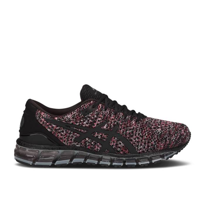 楽天スニケスアシックス Asics 【 Gel Quantum 360 Knit 2 'Black Classic Red' Men Black/Classic Red/Stone Grey 】 ニット クラシック 靴 メンズ靴 スニーカー メンズ 黒色 ブラック クラシック Red 赤・レッド 灰色 グレー