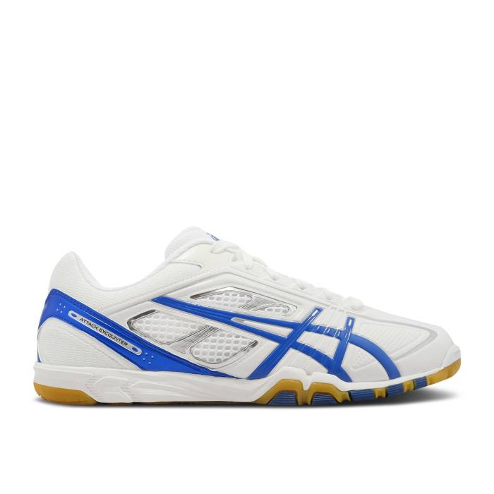 アシックス Asics 【 Attack Excounter 327 'White Electric Blue' Men White/Electric Blue 】 靴 メンズ靴 スニーカー メンズ 白色 ホワイト 青色 ブルー