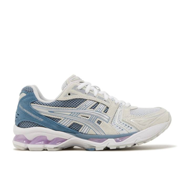 楽天スニケスアシックス Asics 【 Wmns Gel Kayano 14 'Glacier Grey Blue Purple' Women Glacier Grey/Pure Silver 】 灰色 グレー 青色 ブルー 靴 レディース靴 スニーカー レディース 灰色 グレー ピュア Silver 銀色・シルバー
