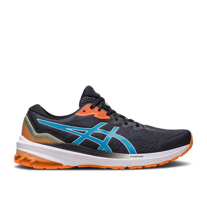 アシックス Asics 【 Gt 1000 11 'Black Island Blue Peach' Men Black/Island Blue 】 青色 ブルー 靴 メンズ靴 スニーカー メンズ 黒色 ブラック 青色 ブルー