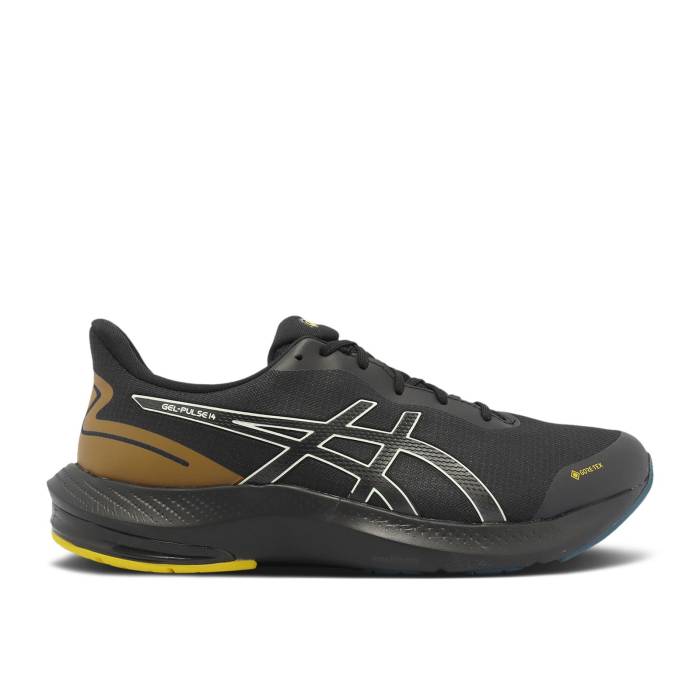 アシックス Asics 【 Gel Pulse 14 Gore-Tex 'Black Khaki' Men Black/Whisper Green 】 ゴアテックス 靴 メンズ靴 スニーカー メンズ 黒色 ブラック green 緑・グリーン