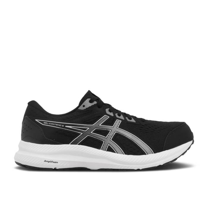 アシックス Asics 【 Gel Contend 8 4E Wide 'Black Silver' Men Black/Silver 】 靴 メンズ靴 スニー...