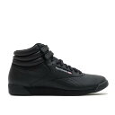 リーボック Reebok 【 Wmns Freestyle Hi 'Black' Women Black 】 フリースタイル 靴 レディース靴 スニーカー レディース 黒色 ブラック