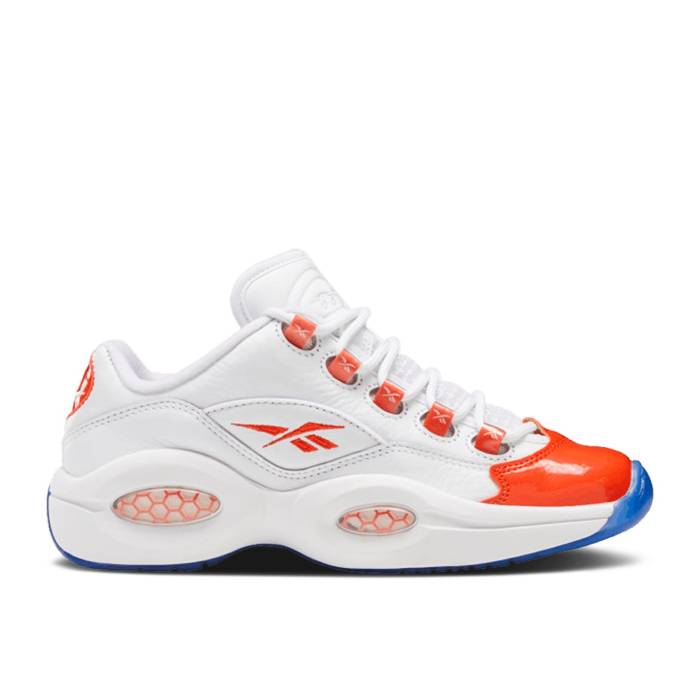 リーボック Reebok 【 Question Patent Low J 'Vivid Orange' Youth White/Vivid Orange/Reebok Ice 】..