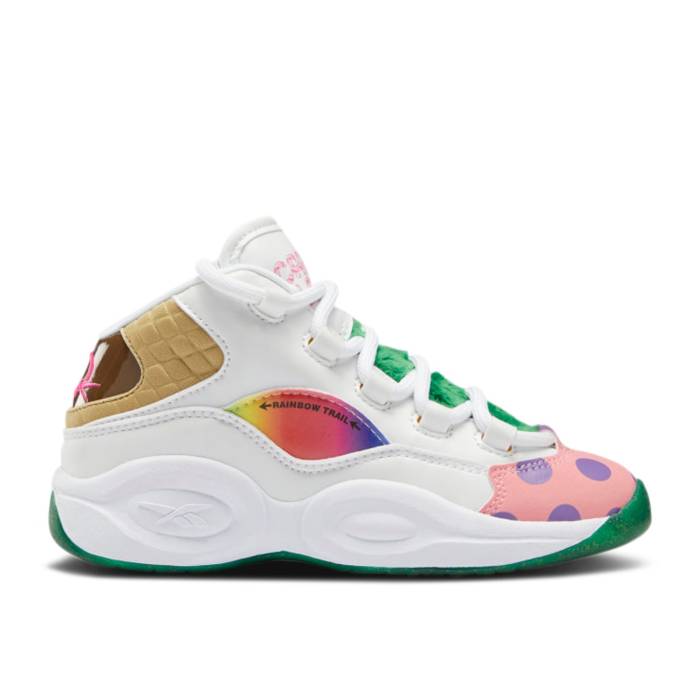 ꡼ܥå Reebok  Hasbro X Question Mid Little Kid 'Candy Land' Youth Whi...