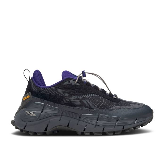 リーボック Reebok 【 Zig Kinetica 2.5 Edge 'Black Bold Purple' Men Core Black/Pure Gre...