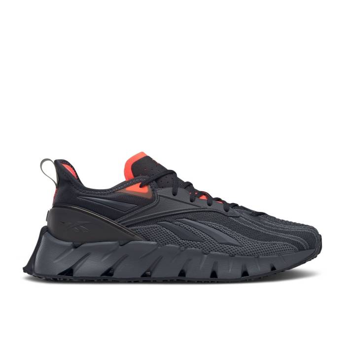 リーボック Reebok 【 Zig Kinetica 3 'Core Black Orange' Men Core Black/Pure Grey 8/Pure Grey 7 】 Zig ジグ 黒色 ブラック 靴 メンズ靴 スニーカー メンズ コア 黒色 ブラック ピュア 灰色 グレー