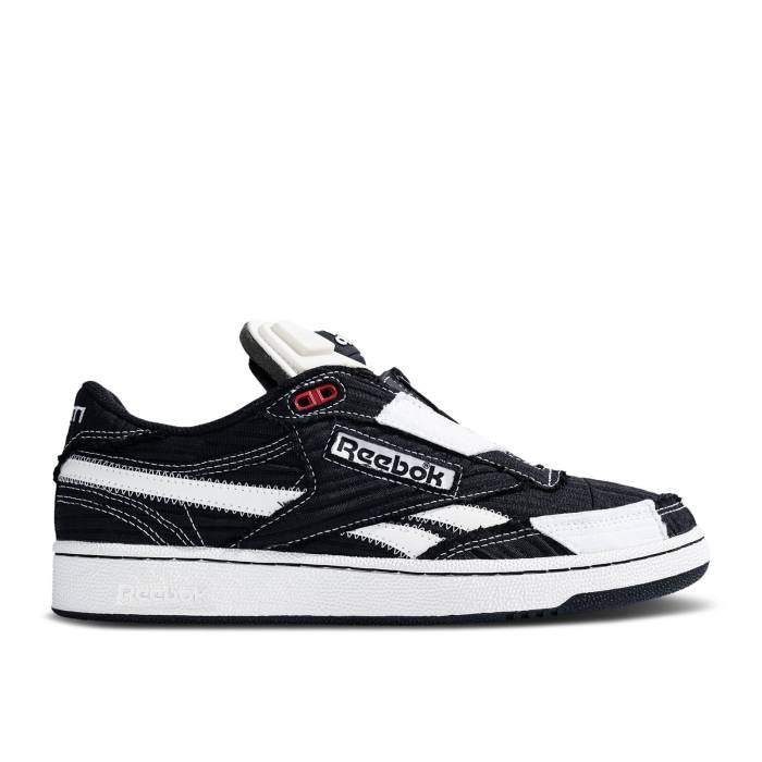 リーボック Reebok 【 Market X Club C 85 Pump 'Black Chalk' Men Core Black/Chalk/Flash Red 】 クラブ ポンプ 靴 メンズ靴 スニーカー メンズ コア 黒色 ブラック Red 赤・レッド